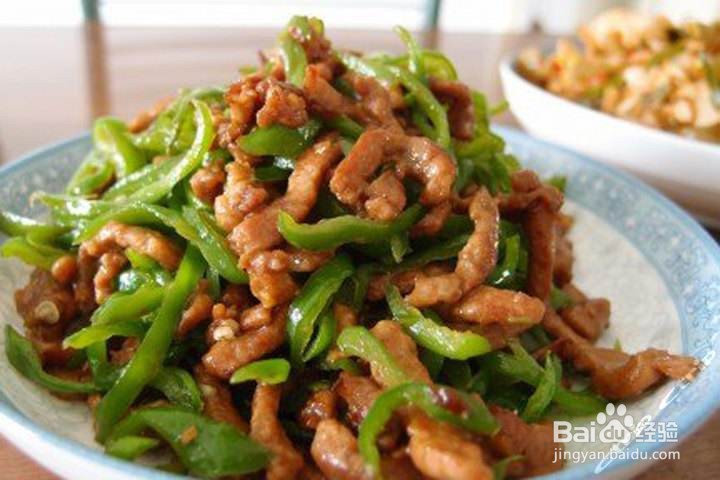 怎么炒青椒肉丝