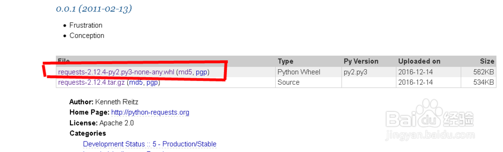 Python的requests之 windows xp安装 方法