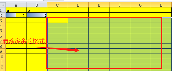 excel2010文件大小异常过大的原因之一