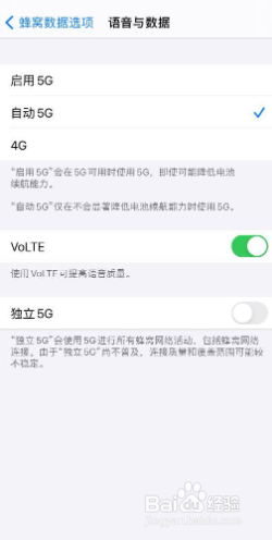 iphone12如何设置5g