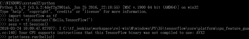 【Window】如何安装tensorflow