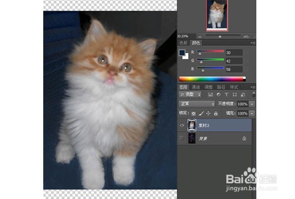 Photoshop制作星空猫图案