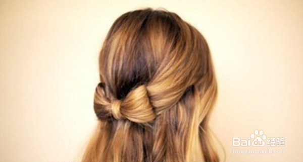 新娘蝴蝶结的系法图解