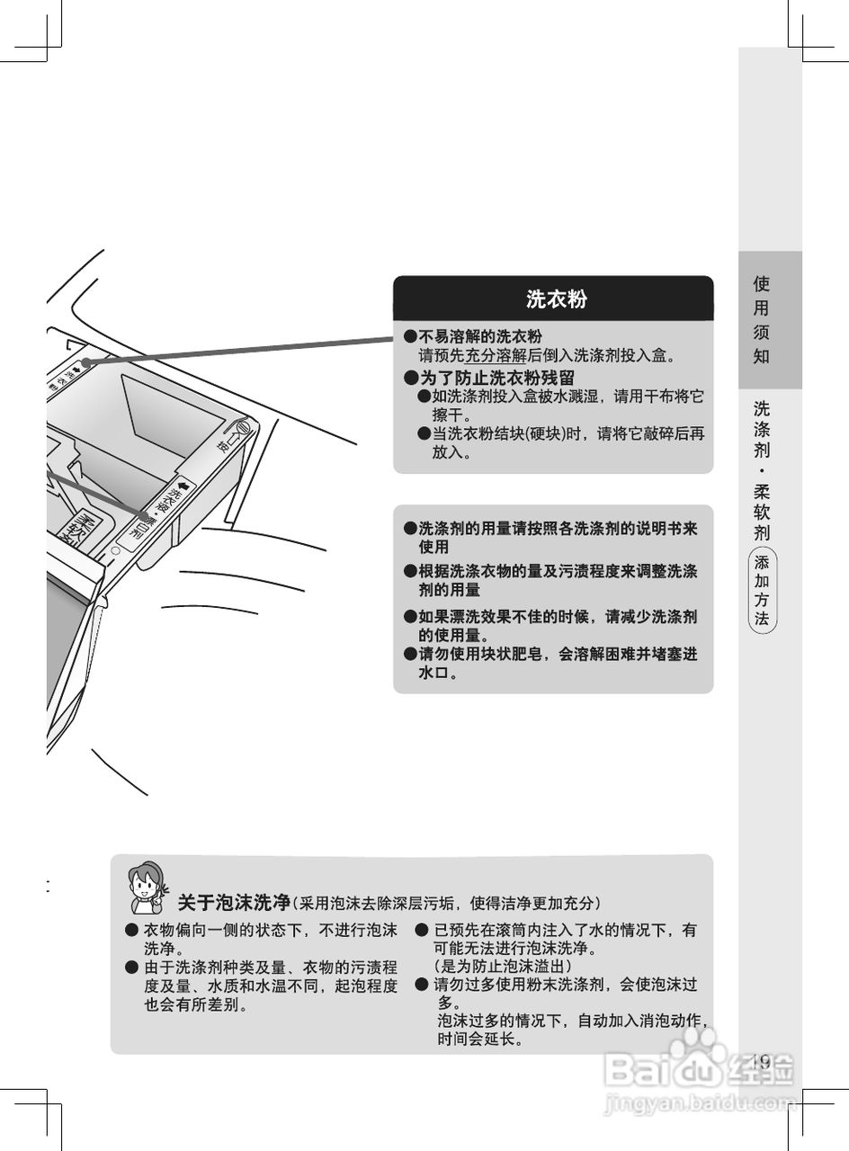 松下XQG60-V65GW洗衣机说明书:[2]