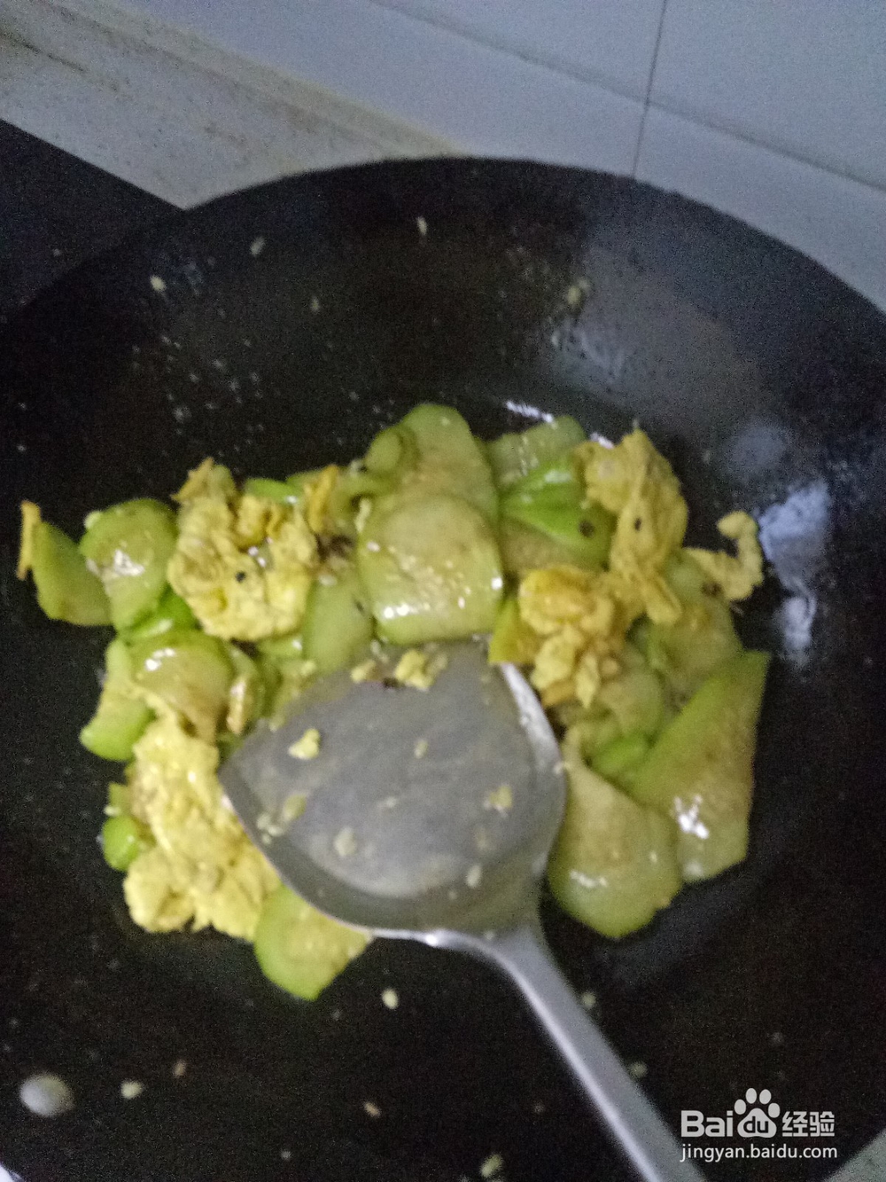 简单的丝瓜炒鸡蛋