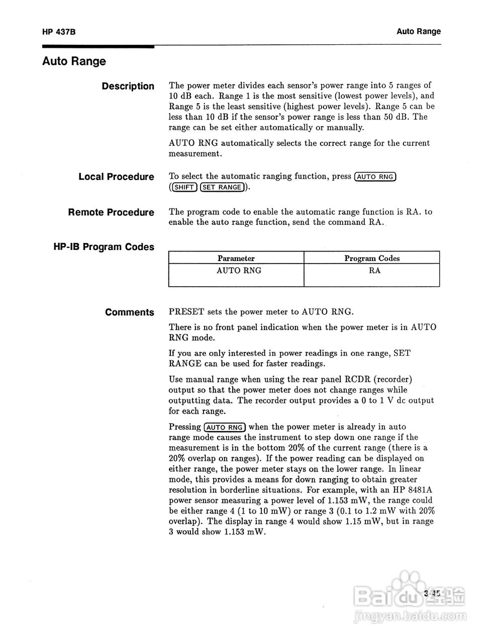 HP-437B功率计说明书:[8]