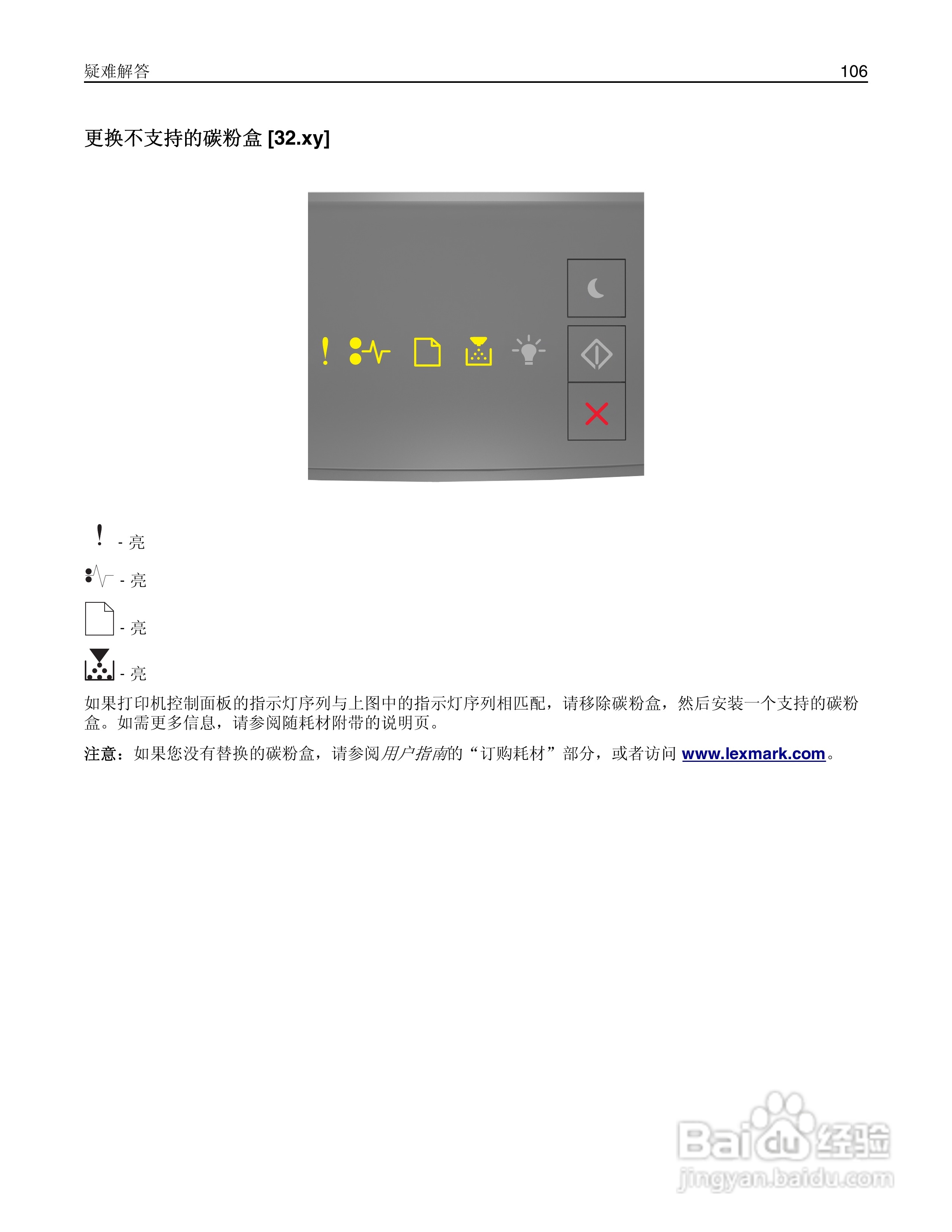 利盟MS310dn彩色打印机说明书:[11]