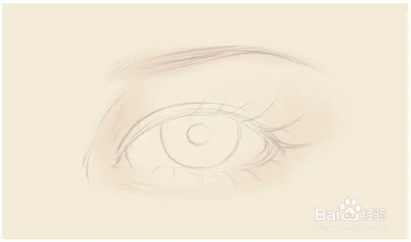 怎么画古风眉眼