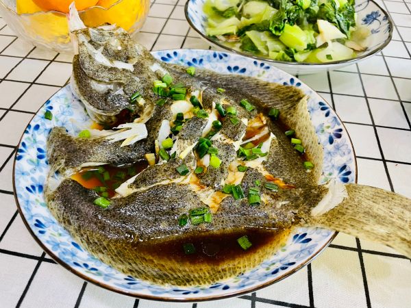 清蒸葱油多宝鱼