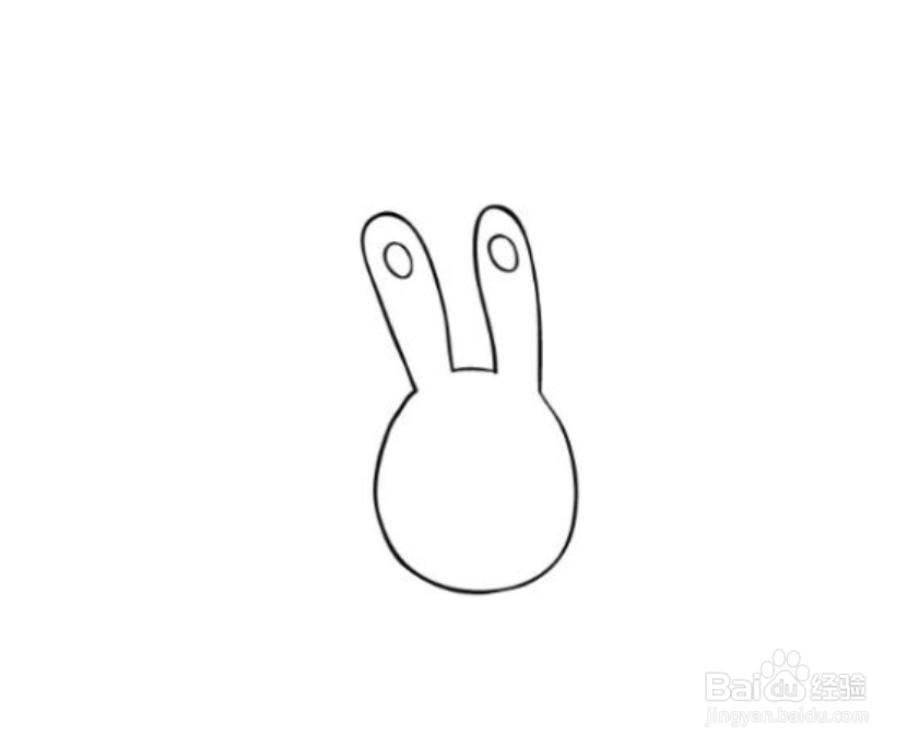如何画卡通兔子的简笔画