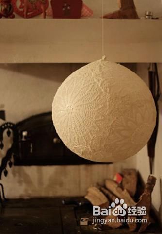 轻松DIY制作家居蕾丝灯