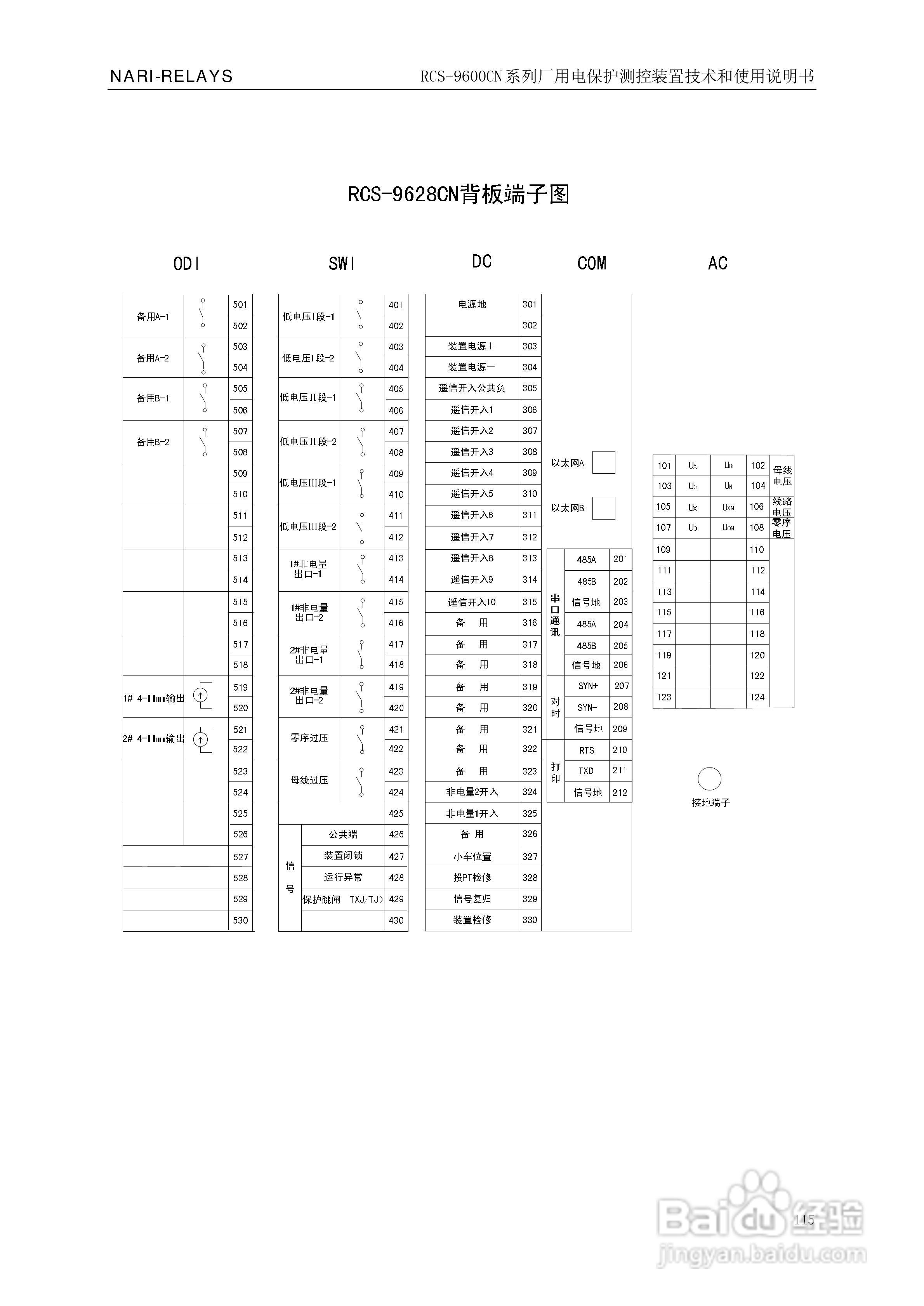 南瑞继保RCS-9629CN备用电源自投与测控装置使用说明书:[12]