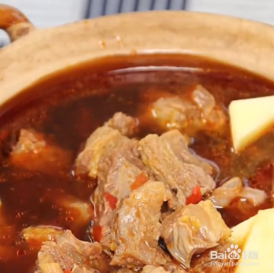 家常版土豆炖牛腩