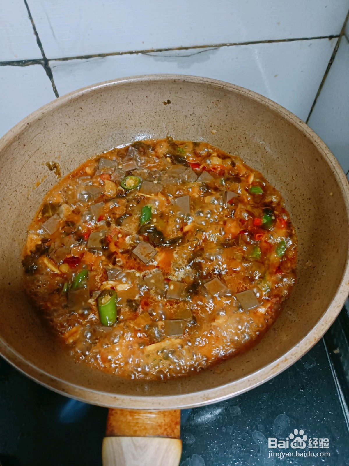 酸辣血旺怎么做