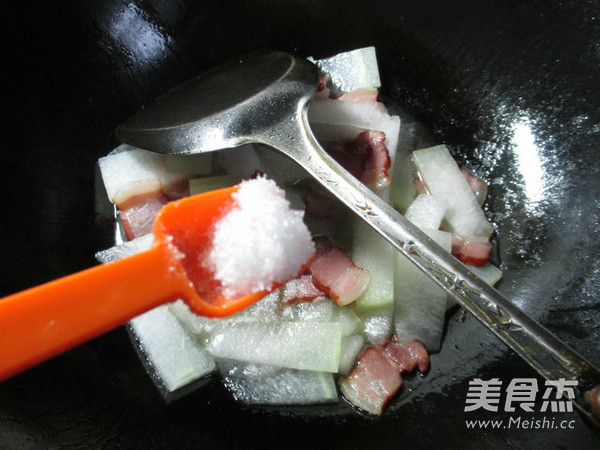 腊肉烩冬瓜的做法