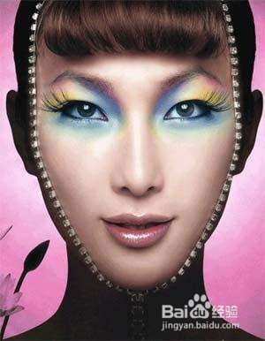 斑马眼线法成倍放大眼睛方法