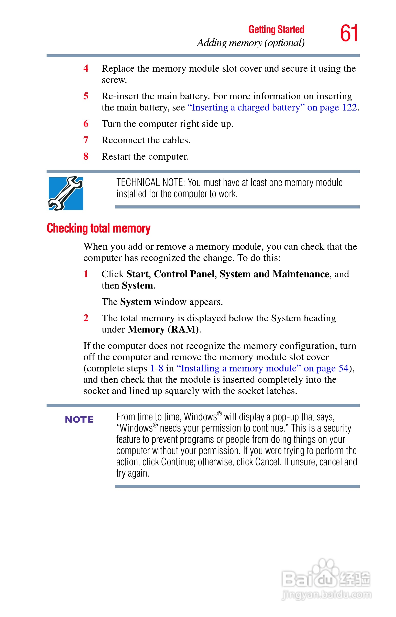 东芝M750笔记本电脑使用说明书:[7]