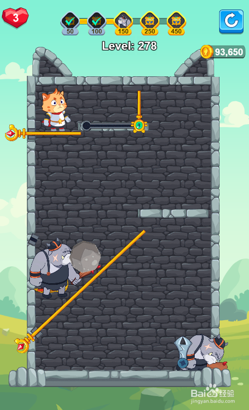 The Rise of Cat Hero的Level 278如何通关