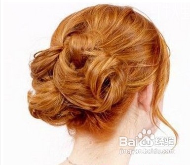 大热的夏季发型盘发图解