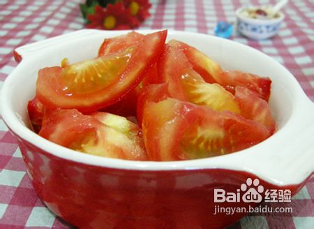 <b>白糖拌西红柿的做法</b>