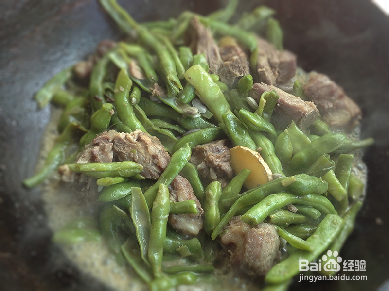 怎么做排骨烧豆角