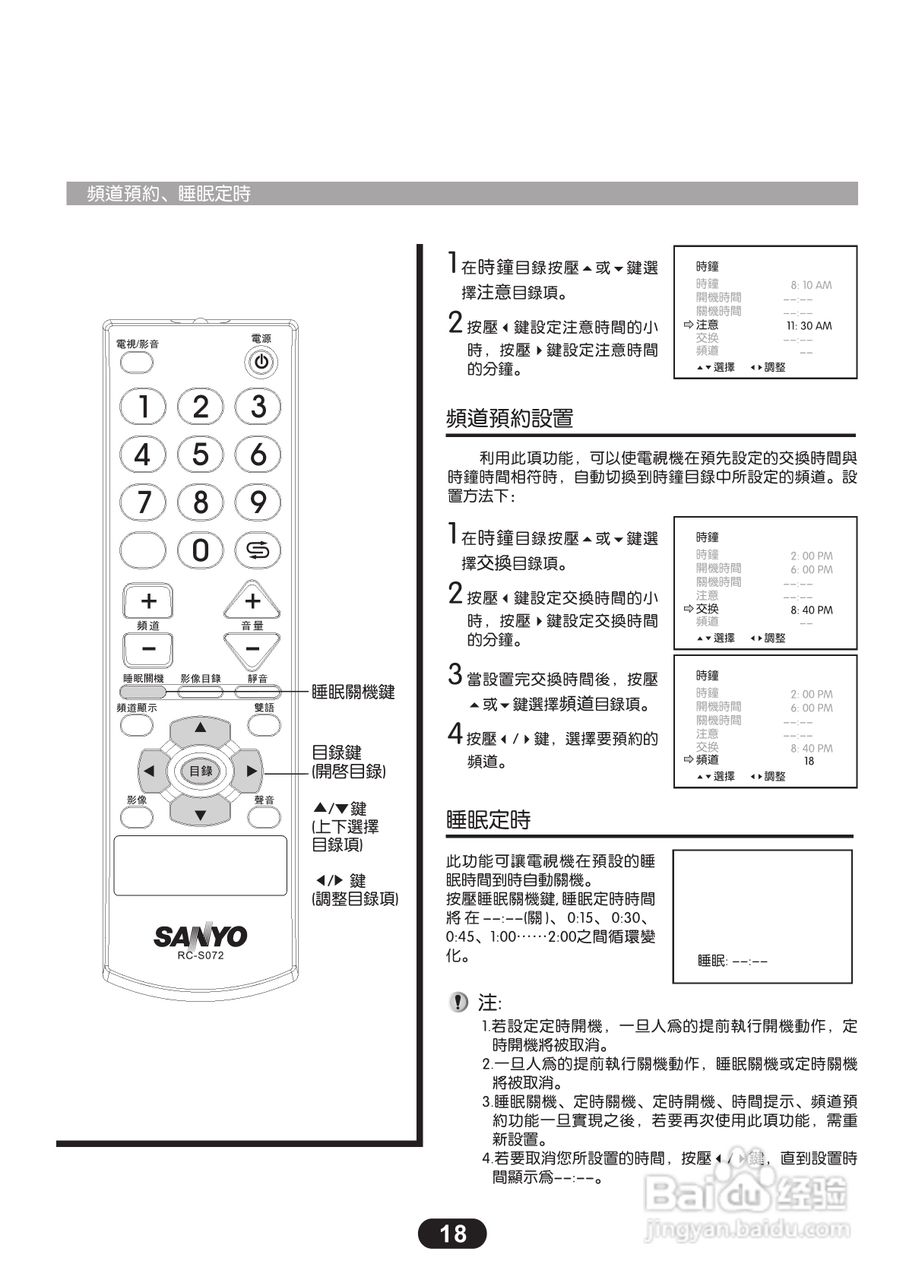 三洋ST-14M1彩电使用说明书:[2]