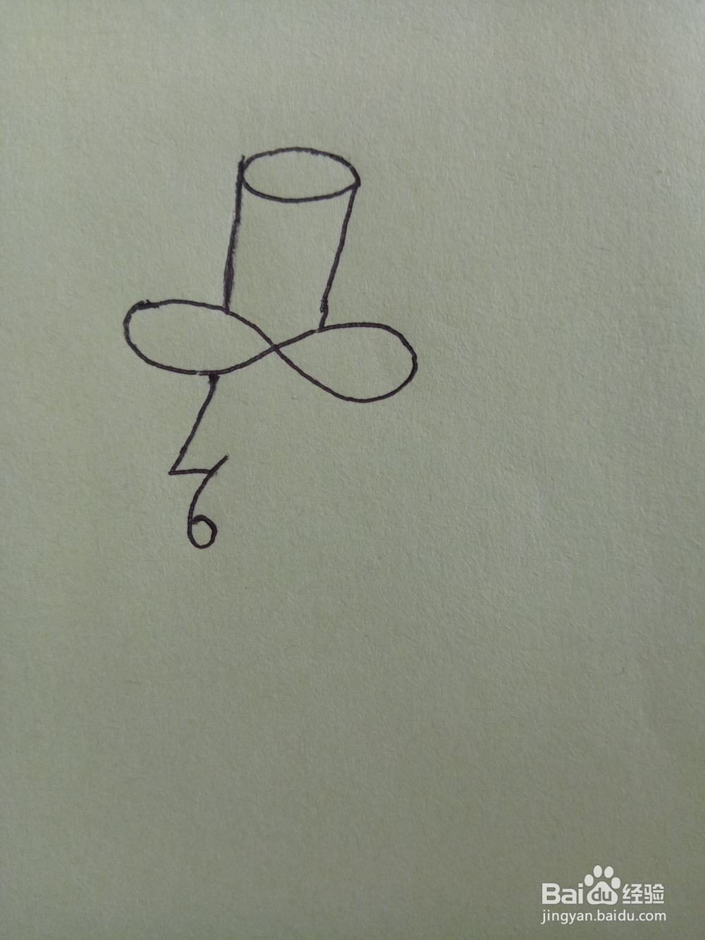 用数字0-9画男人的头像简笔画