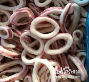 怎样区别冷冻鱿鱼圈是否泡发