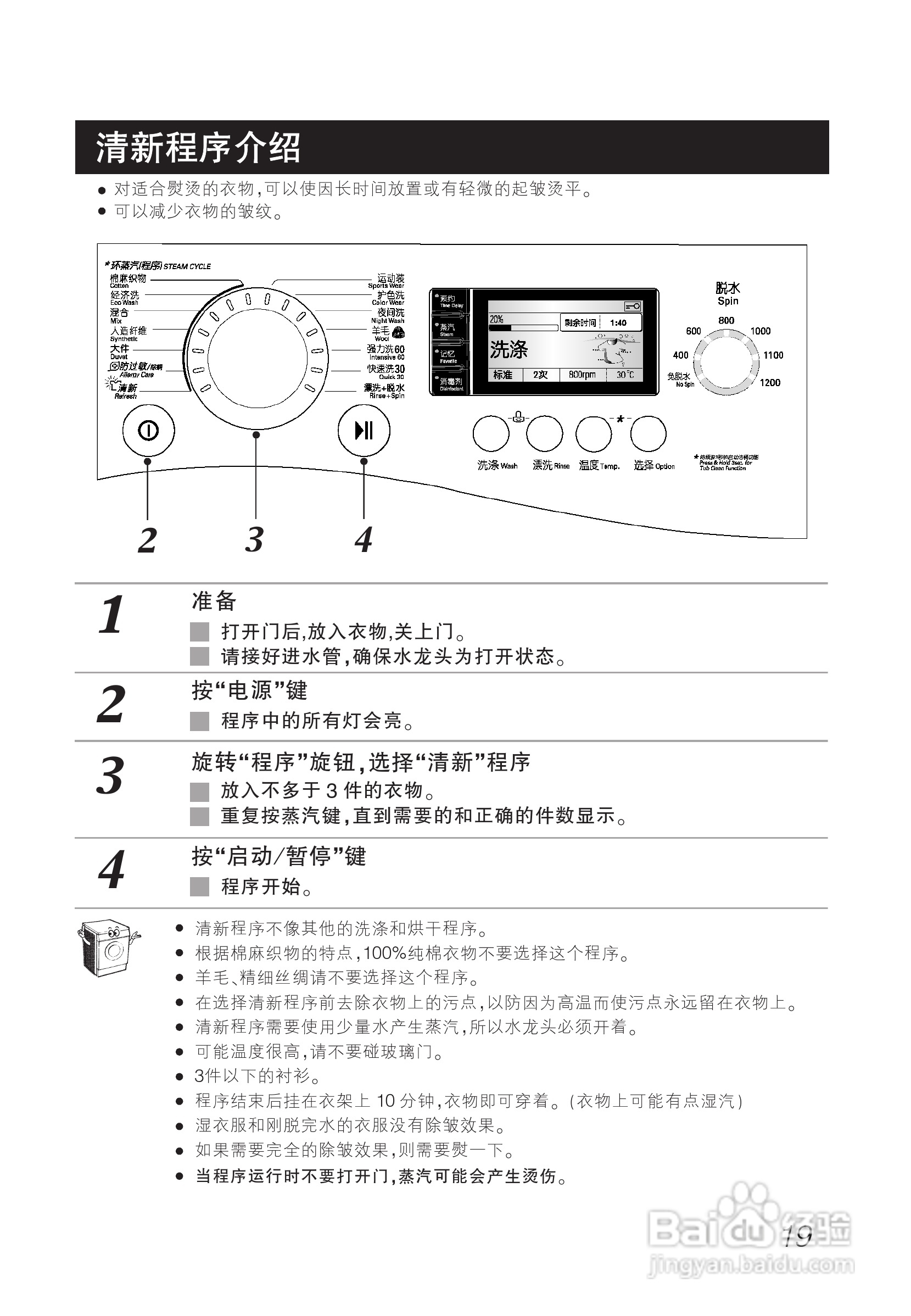 LG WD-N12355DS洗衣机使用说明书:[2]