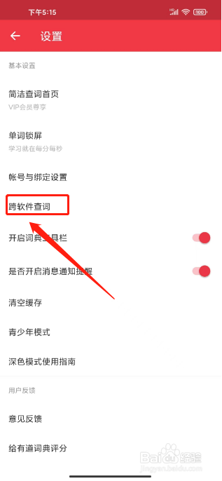 网易有道词典如何开启跨软件查词功能