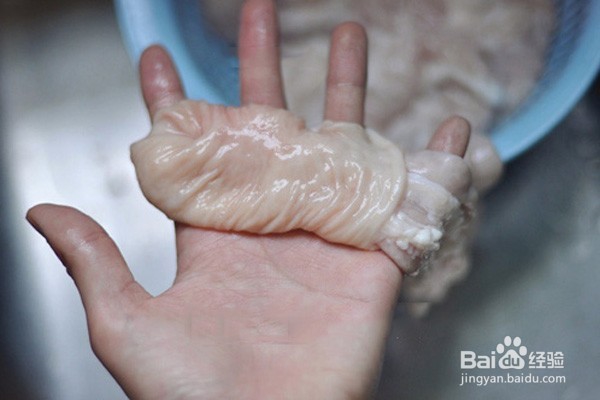 如何快速清洗猪大肠