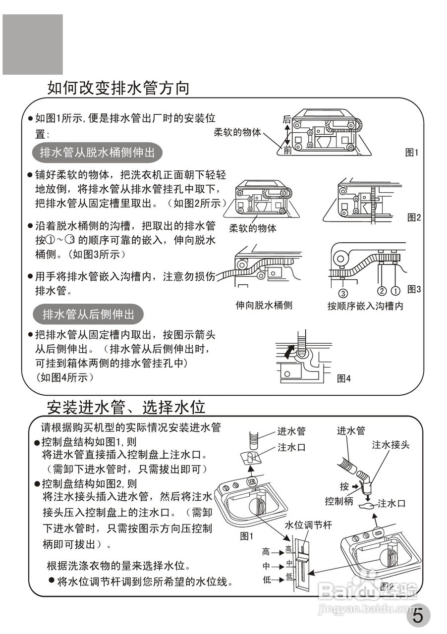 海尔双桶洗衣机XPB66-21S型使用说明书:[1]