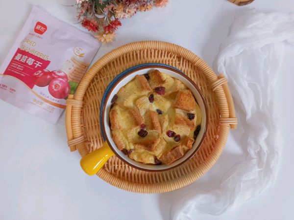 蔓越莓土司布丁