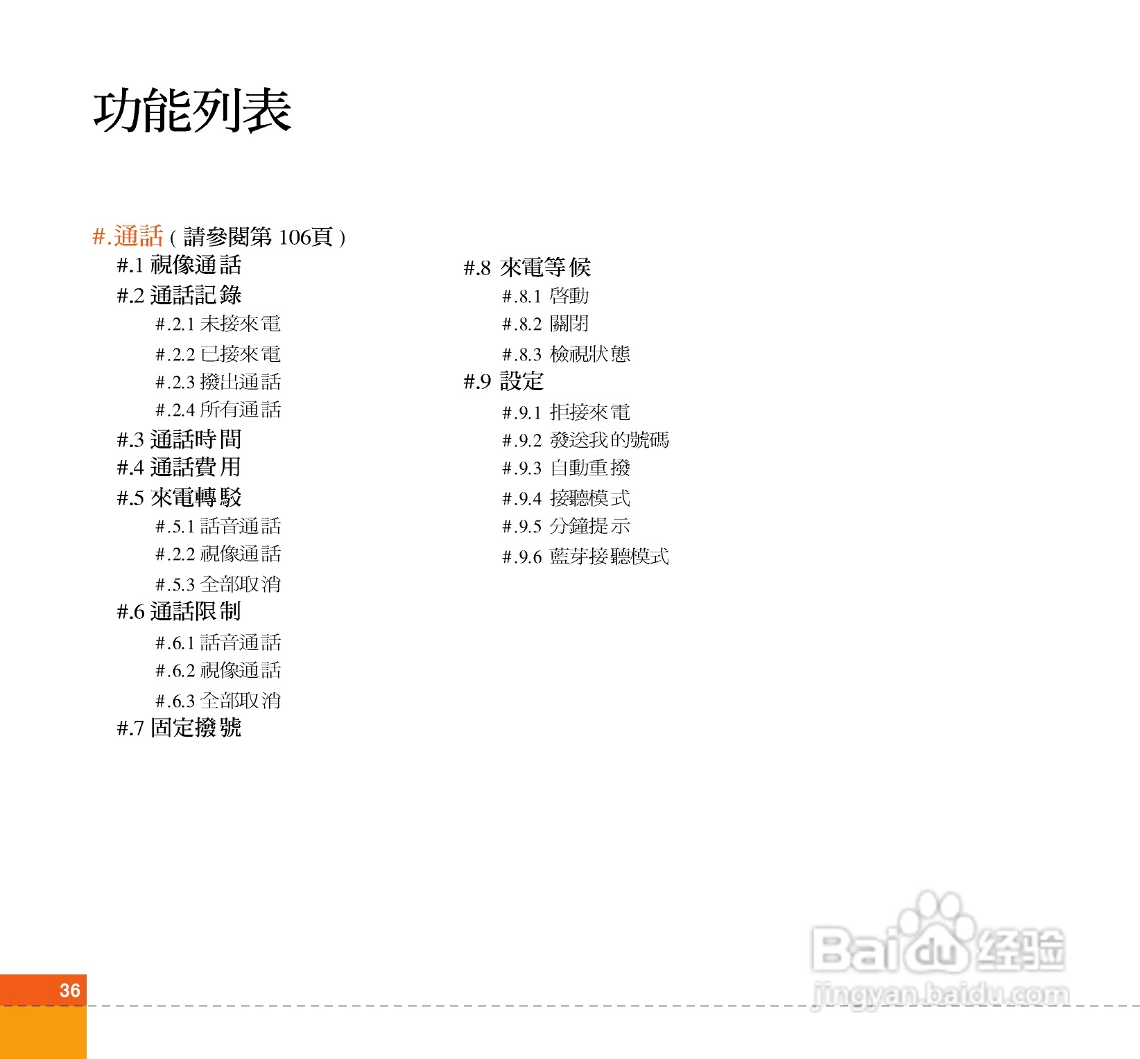 LG U880C手机使用说明书:[4]
