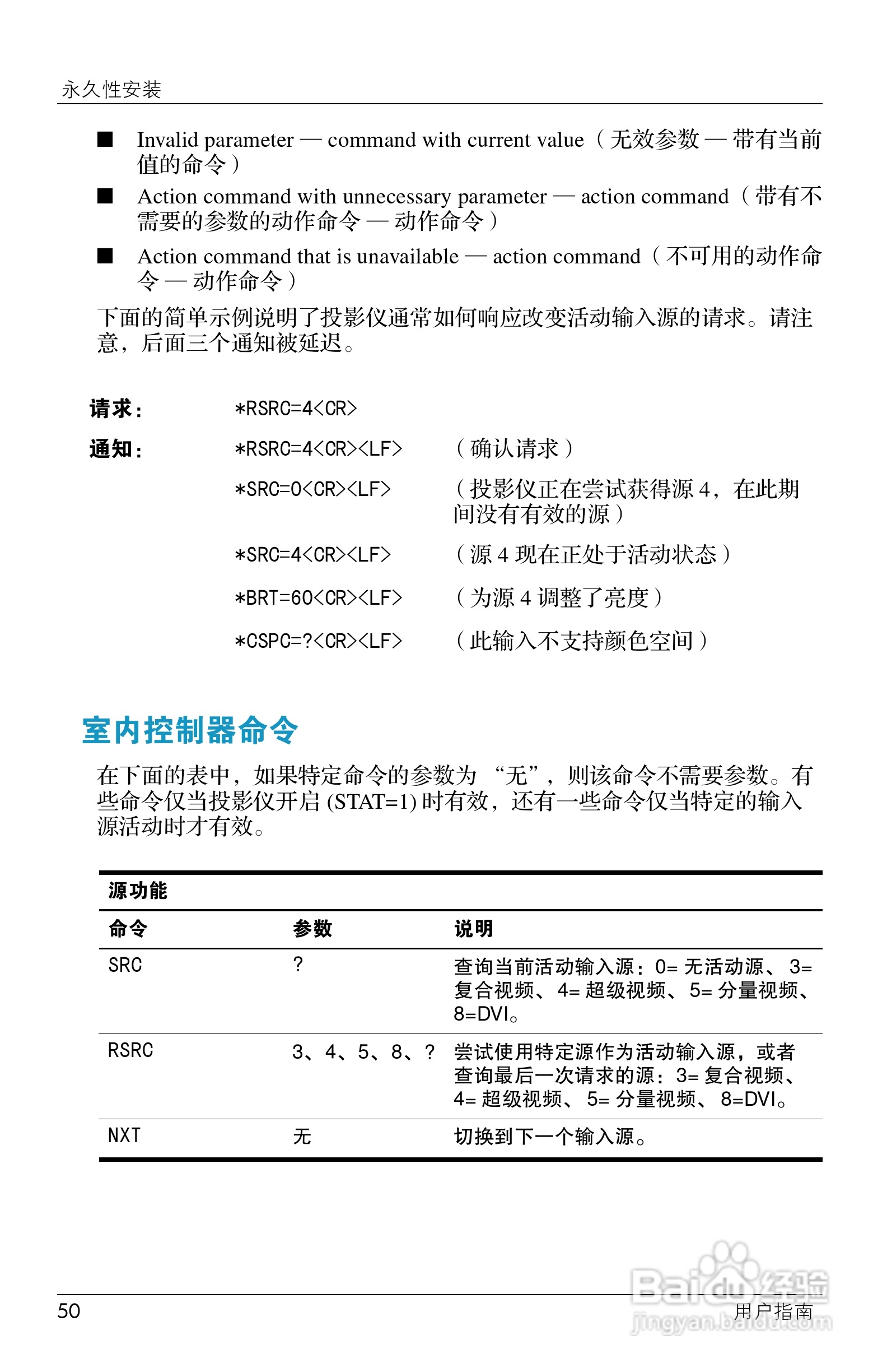 HP ep7100 Series Home Cinema数字投影仪用户说明书:[5]