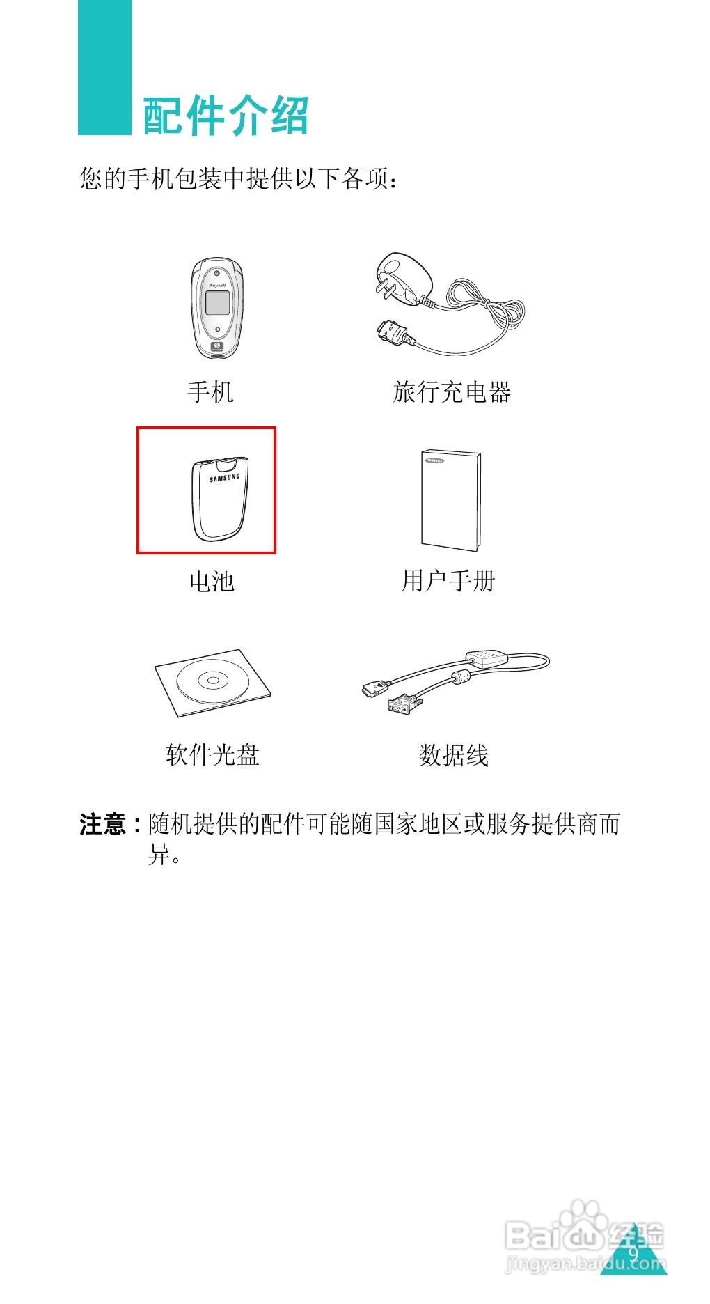 三星SGH-E338手机使用说明书:[1]