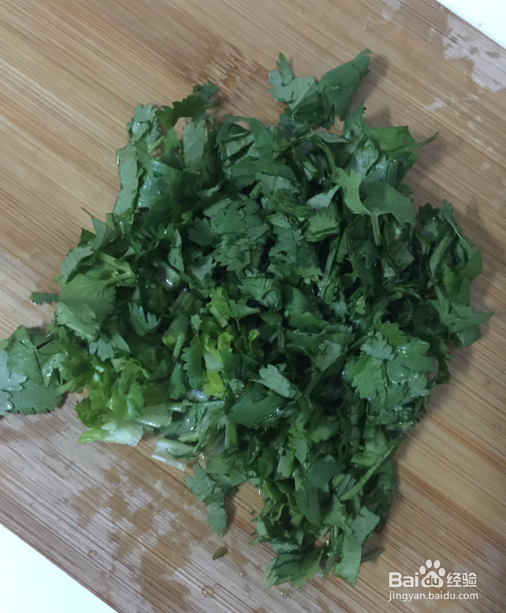香菜鸡蛋的简单做法