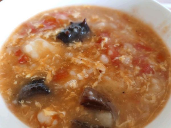 西红柿海鲜疙瘩汤