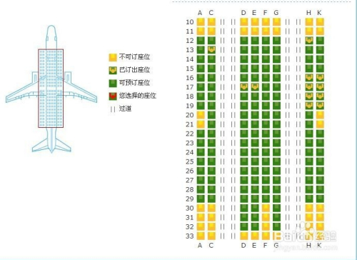 飞机座位等级怎么分类
