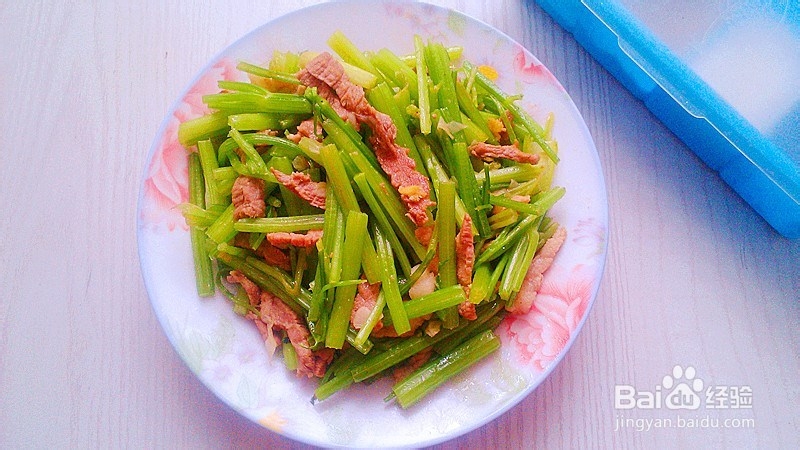 鲜香美味芹菜炒肉——营养膳食搭配系列之九