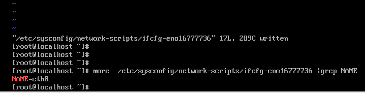 RedHat\Centos如何把网卡eno16777736改为eth0