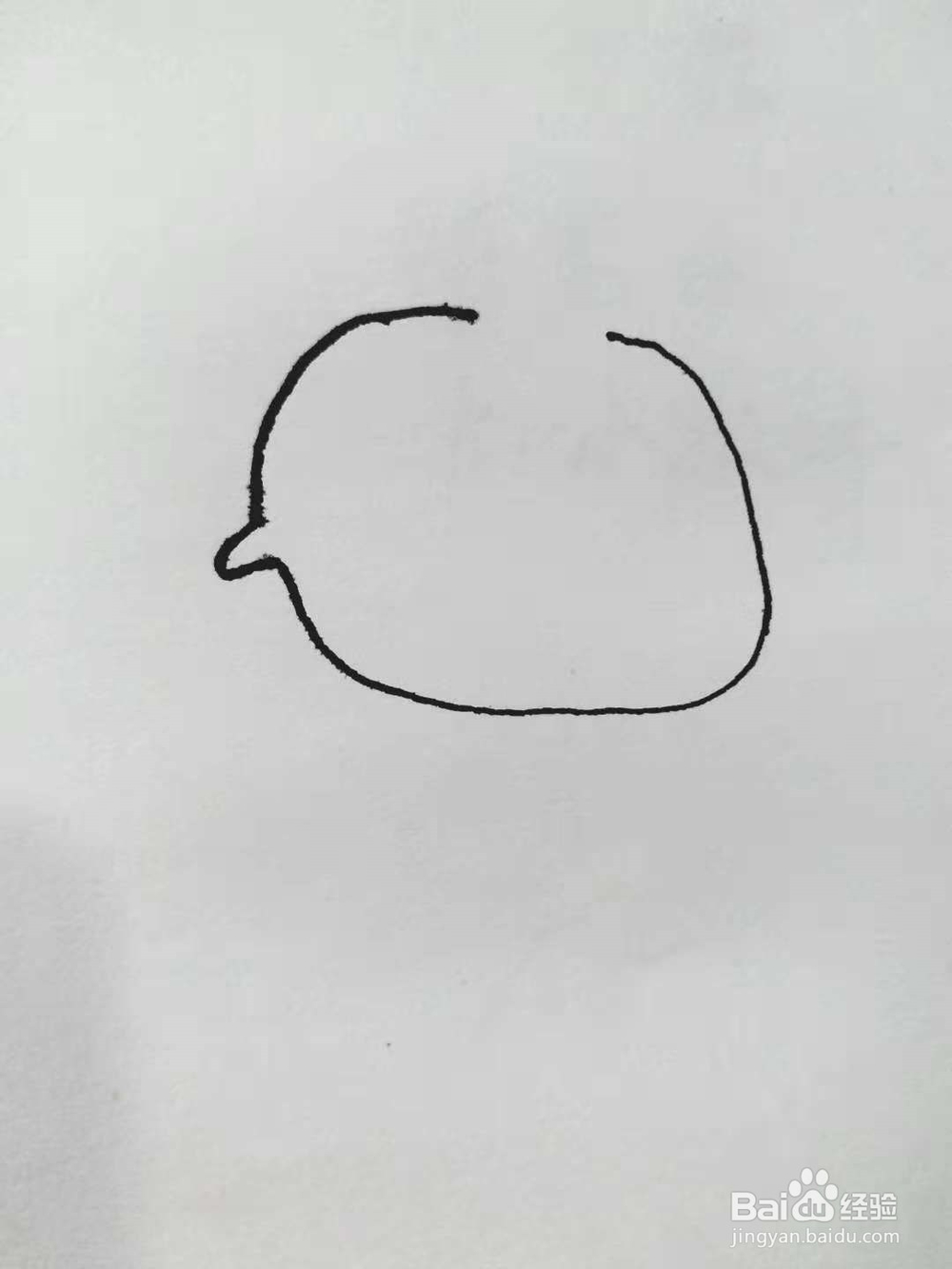 卡通兔的简笔画法《六》