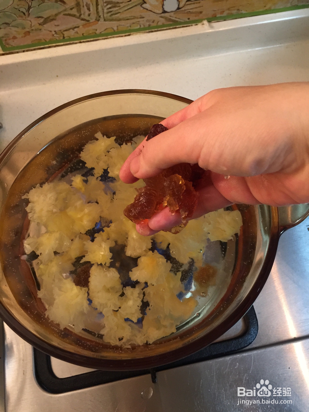 老厨师教你做皂角米紫薯银耳羹
