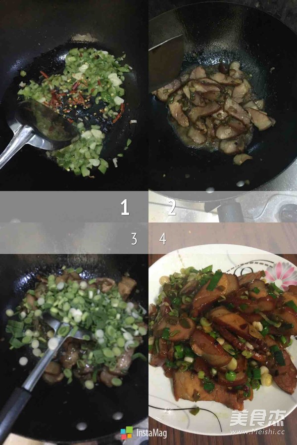 青蒜炒腊肉 [ 超简单 ]