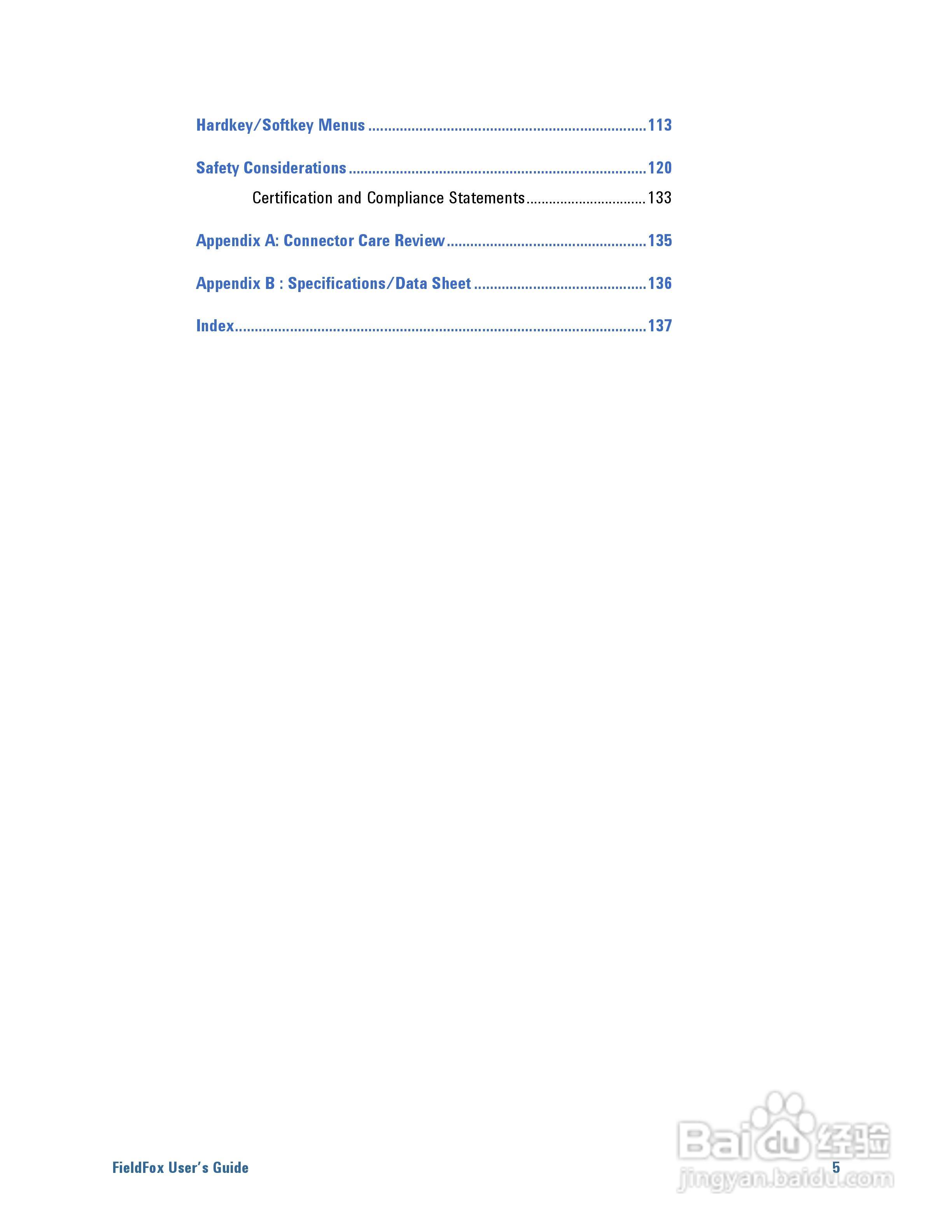 N9923A型Fieldfox手持式RF向量网路分析仪操作手册:[1]