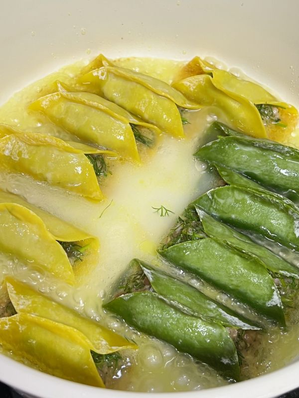 酥脆鲜香茴香锅贴