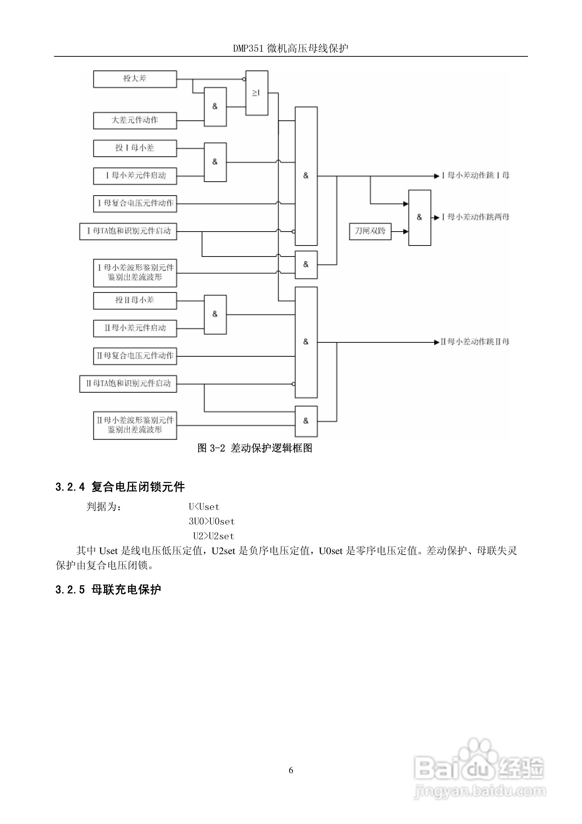 DMP351微机高压母线保护装置技术说明书:[1]