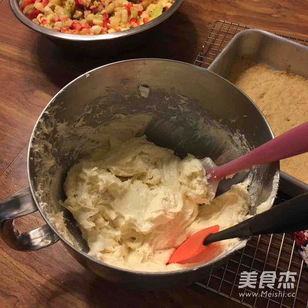 传统美式缤纷水果披萨
