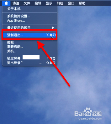 mac如何强制退出程序