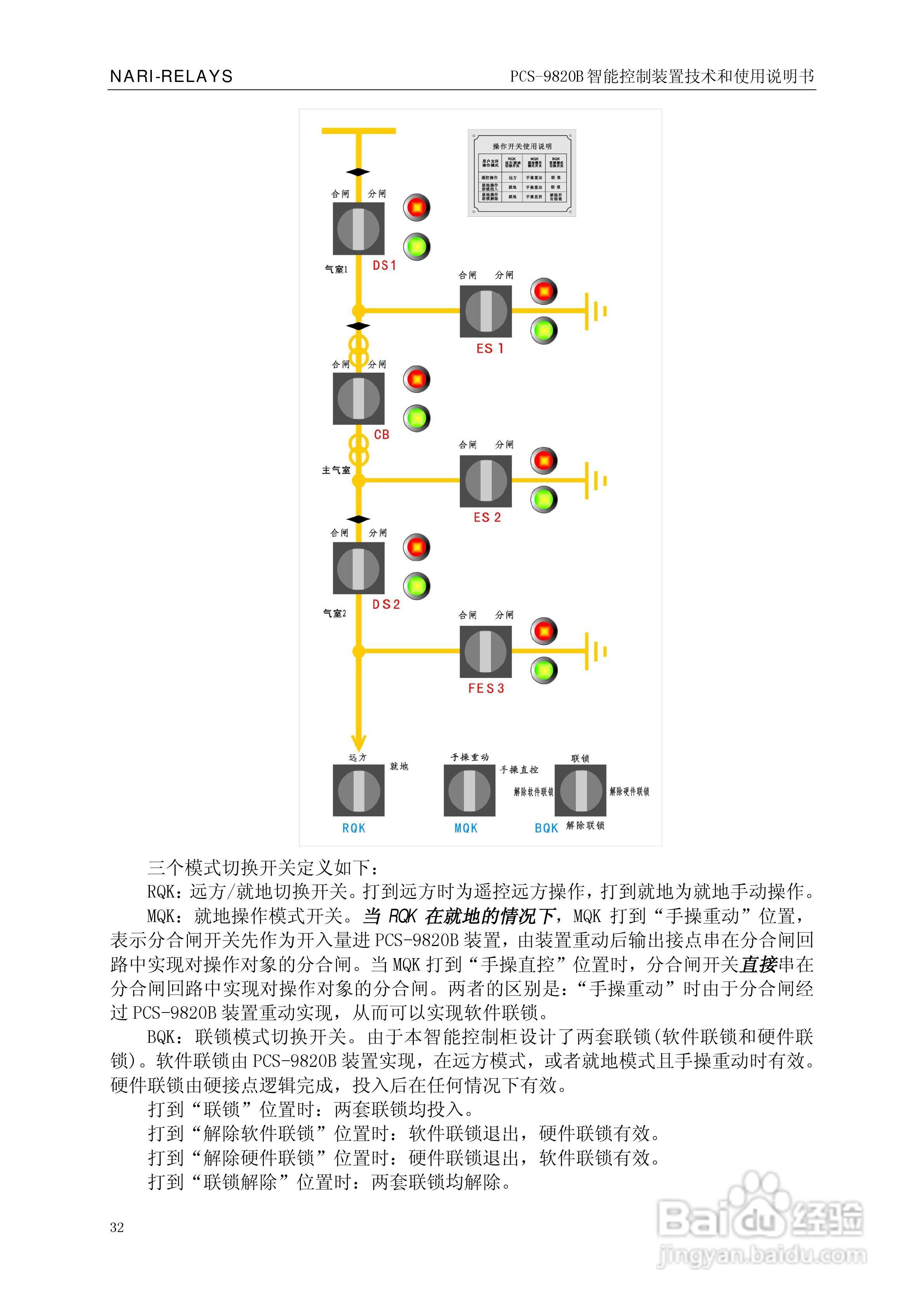 南瑞继保PCS-9820B智能控制装置使用说明书:[4]